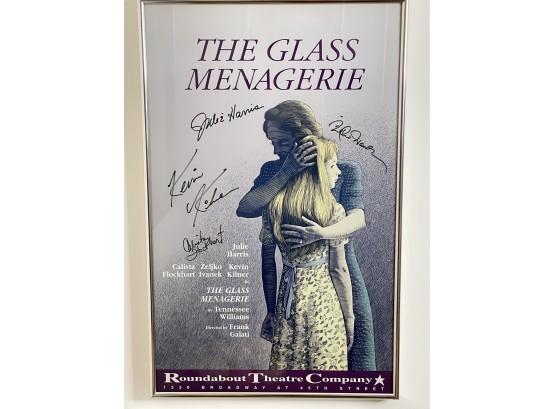 Signed Vintage Poster Of ' The Glass Menagerie'