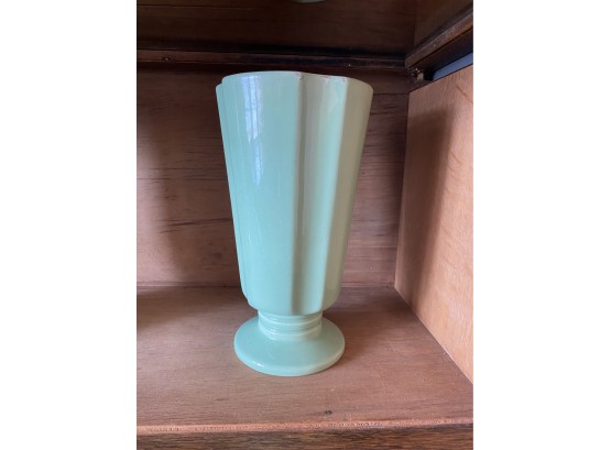 Vintage Haeger USA Blue Green Pastel Vase