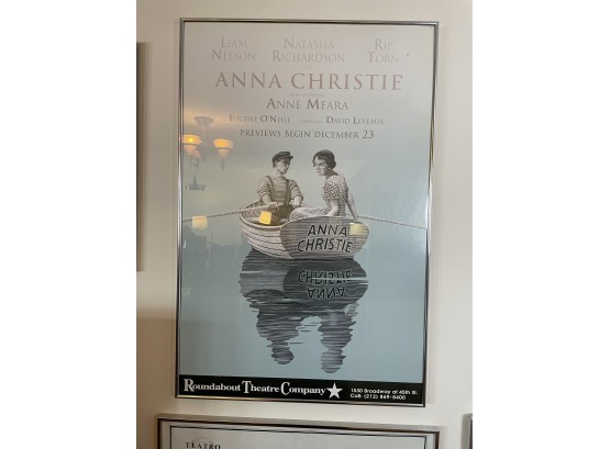 Vintage Poster Of 'Anna Christie' 1993 Production