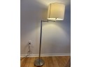 Chrome Swing Arm Floor Lamp