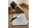 Kenckels Kitchen Knife Set With Marble Chopping Boards