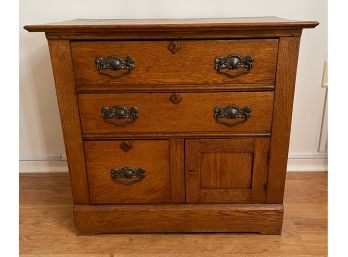 Antique 2 Drawer Night Stand (2 Of 2)