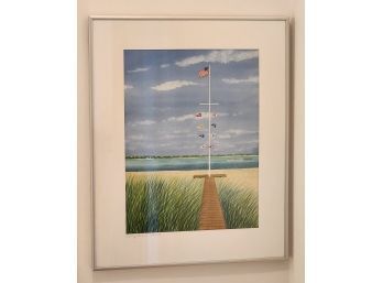 SIGNED PAINTING BY GREGORY BRUNO