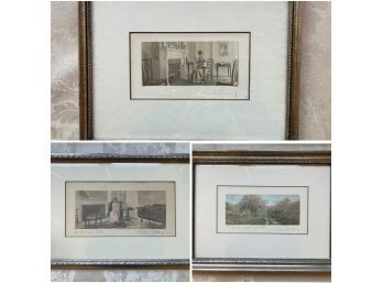 3 PC COLLECTION OF WALLACE NUTTING PRINTS