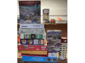ASSORTED COLLECTION OF JIGSAW PUZZLES