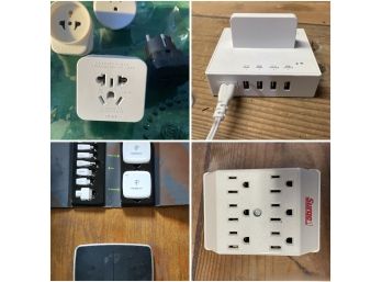 ASSORTED COLLECTION OF CHARGERS, PLUGS AND OUTLETS