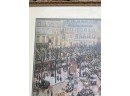 FRAMED PRINT 'BOULEVARD DES ITALIENS' BY CAMILLE PISSARRO
