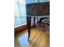 THOMASVILLE BOGART COLLECTION WRITING DESK WITH INLAID LEATHER SURFACE