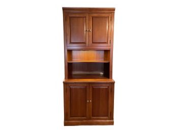 LIGHTED THOMASVILLE CONSOLE WITH HUTCH