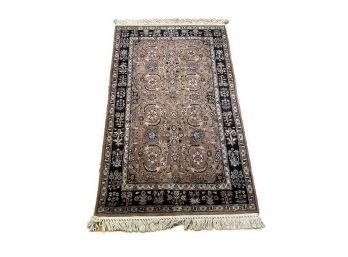 VINTAGE HAND KNOTTED WOOL RUG