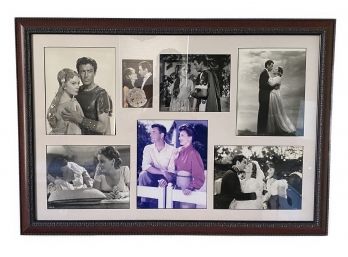 FRAMED COLLAGE OF PAST MOVIE STARS