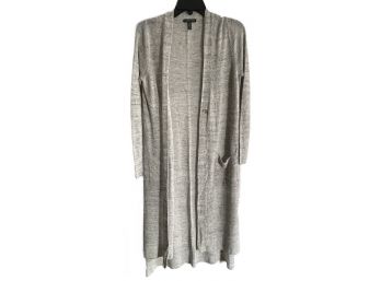 LONG RIBBED CARDIGAN BY EILEEN FISHER