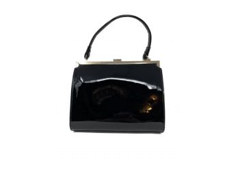 SUNSET AND SPRING PATENT LEATHER PURSE