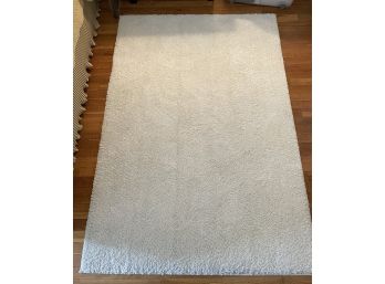 COTTON TAIL SOLID WHITE AREA RUG BY ORIAN