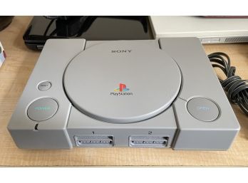 SONY PLAYSTATION - SCPH9001 WITH 2 CONTROLLERS AND GRAN TURISMO GAME