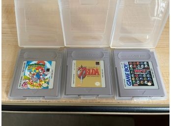 3 GAME COLLECTION OF GAMEBOY CARTRIDGES