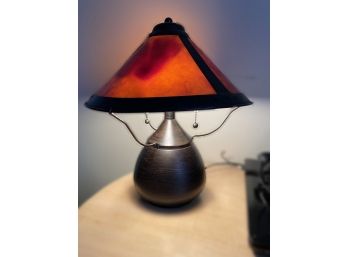 BRASS / COPPER TABLE LAMP