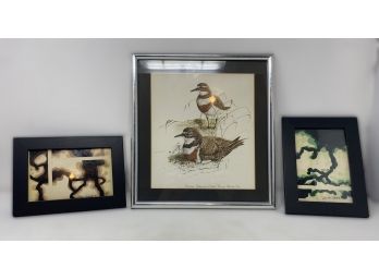 3 PC COLLECTION OF DECORATIVE WALL ART