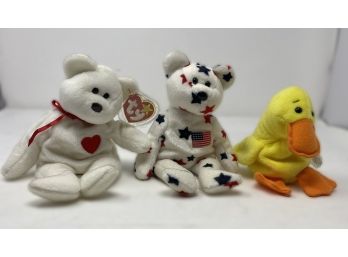 3PC COLLECTION OF STUFFED ANIMALS