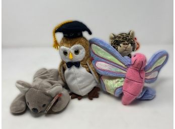 4PC COLLECTION OF STUFFED ANIMALS