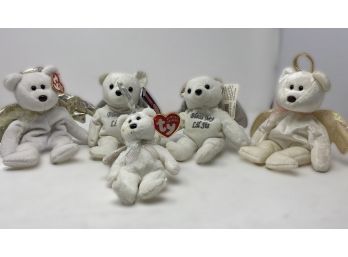 5PC COLLECTION OF ANGEL BEARS