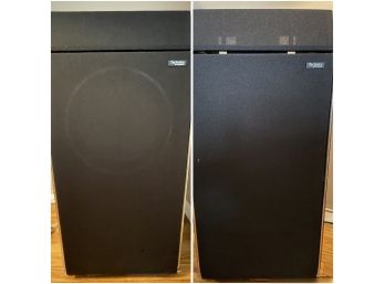 PAIR OF VINTAGE SPEAKERS BY TECHNICS LINEAR PHASE SPEAKER SYSTEM