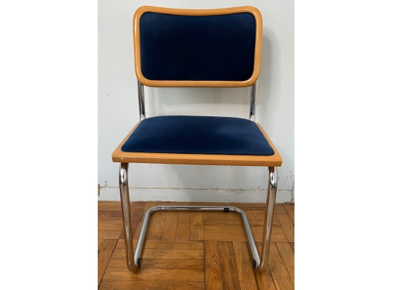Blue Marcel Breuer Style Chair