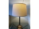 Height Adjustable Brass Table Lamp