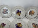 Set Of 6 Schwarzenhammer Porcelain Fruit Plates