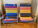 Pair Of Vintage Folding Aluminum RIO Beach Chairs