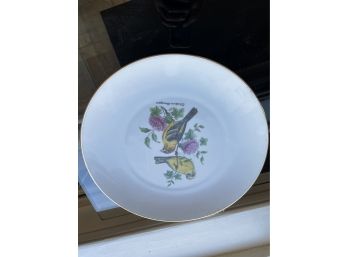 Western Tanager Bareuther Bavaria West Germany Porcelain Plate