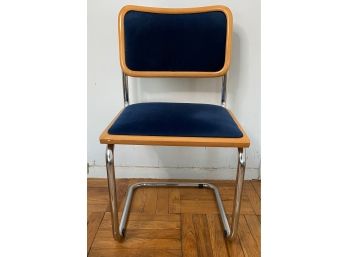 Blue Marcel Breuer Style Chair
