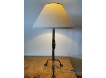 Tripod Wrought Iron Table Lamp