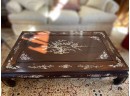 Vintage Rosewood Coffee Table With Pearl Inlay