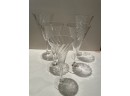 3 Sets Of Orrefors Crystal Glasses (22 Pcs)