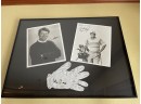Framed Autographed Photo With Tournament Used Glove