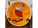 1980 Limited Edition Norman Rockwell Collection 8 Inch Plate 'Scotty Plays Santa'
