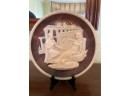 Vintage 1979 'Anthony And Cleopatra' Cameo Collector Plate