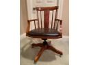 Vintage Wood Office Chair By Basset Furniture