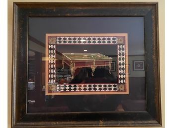 Framed Wall Decor Of Pool Table (Set Of 2)