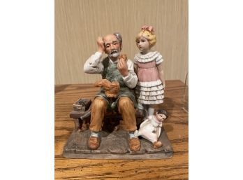 1979 Norman Rockwell Museum Ceramic 'The Cobbler'