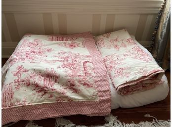 Set Of Queen Size Comforter And Pillow Sham