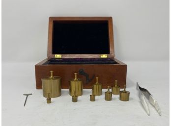 Eimer And Amend Brass Apothecary Weight Set