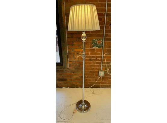 60' SAFAVIEH CRYSTAL CHROME LAMP