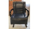 1970'S VINTAGE MARIANI ITALIAN LEATHER DESK CHAIR EXCLUSIVELY MADE FOR THE PACE COLLECTION