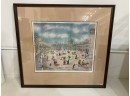 'THE LOUVRE' 190/250, SIGNED CUSTOM LITHOGRAPH BY CLAUDE TABET