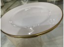 PAIR OF HEINRICH AND CO GOLD RIMMED DISHES