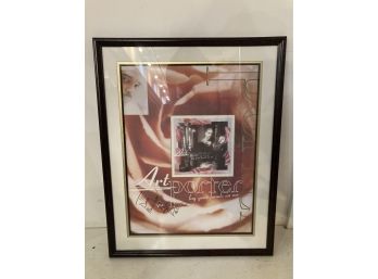 FRAMED ART PORTER AUTOGRAPHED POSTER '96 'LAY YOUR HANDS ON ME'
