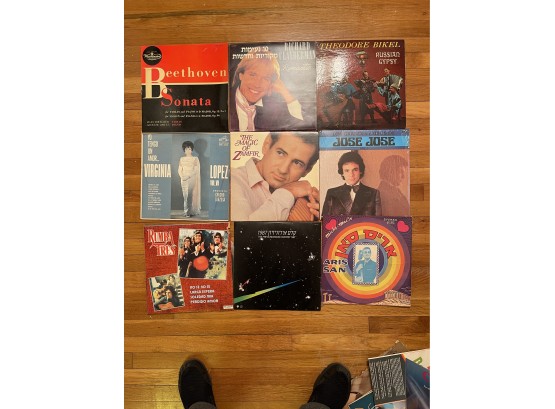 VINTAGE MIX OF CLASSICAL, SPANISH AND GREEK MUSIC VINYL RECORDS LOT #5
