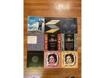 ASSORTED CLASSICAL MUSIC VINYL RECORDS LOT #12